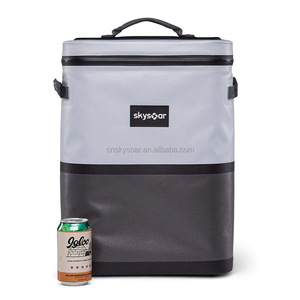 Nhà Cung Cấp Lớn Cổ Điển Grey <span class=keywords><strong>24</strong></span> Có Thể Mềm Hai Mặt Cách Điện Leakproof Không Thấm Nước Dây Kéo Ba Lô Túi Lạnh - Product Image 6