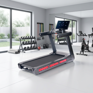 Tapis roulant commercial à inclinaison automatique avec moteur AC 2,2 kW, idéal pour la course, l'endurance <span class=keywords><strong>cardio</strong></span> et l'entraînement HIIT en salle de sport - Vente flash - Product Image 6