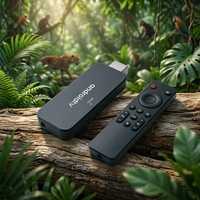 Sumavision 2026 Reproductor Multimedia de Streaming con Android 9 Personalizado, Quad Core, TV Stick 4K HDR/H265, 4G+32G, Control por Voz BT y WiFi