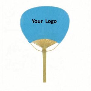 Abanico de Papel Personalizado con Impresión de Logotipo, Abanico de Bambú y Papel Natural para Bodas - Product Image 2
