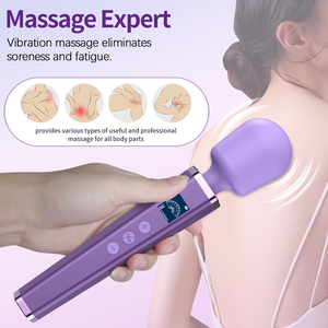 Masseur rotatif vibrant puissant avec batterie intégrée pour femme - Product Image 1