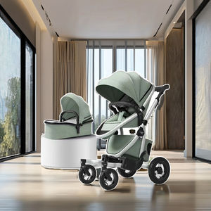 รถเข็นเด็กแบบพับได้ <span class=keywords><strong>3</strong></span>-in-1 น้ำหนักเบา ผลิตจากอะลูมิเนียมแบบใหม่ พร้อมคาร์ซีท ที่นั่งเด็ก และเป้อุ้มเด็ก 4 ล้อ สำหรับเด็กอายุ 0-<span class=keywords><strong>3</strong></span> ปี - Product Image 3