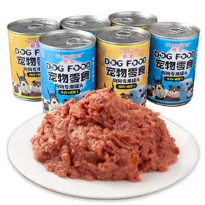 Bœuf haché de haute qualité saveur poulet aliments en conserve aliments pour animaux de compagnie nourriture humide pour chiens