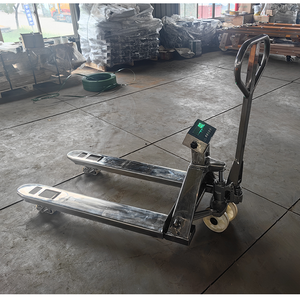 Roestvrijstalen 2.5ton 3ton Hydraulische <span class=keywords><strong>Hand</strong></span> Pallet Jack Pallet Heftruck Voor Magazijngebruik - Product Image 2