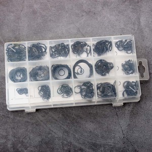 C-Type Shaft Retaining <b>Ring</b> Set 225pc Carbon Steel Metric Snap In Home Use Tool Kit - Product Image 1