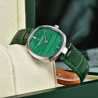 Montres de sport élégantes et minimalistes PAGANI DESIGN PD-1825 pour femmes, bracelet en cuir saphir, mouvement à quartz, montre pour femmes