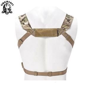 Tactische MK3 Modulaire Lichtgewicht Camouflage Borsttuig met 5.56 Magazijn Pouch, 700g Gewicht, Gemaakt van Duurzaam Nylon en Polyester - Product Image 6