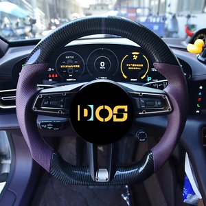 พวงมาลัยรถยนต์คาร์บอนไฟเบอร์สีด้าน911สำหรับปอร์เช่พวงมาลัยรถยนต์แบบกำหนดเองหนังสีม่วงสำหรับ E3พานาเมร่า G3พริกป่น2025 - Product Image 1