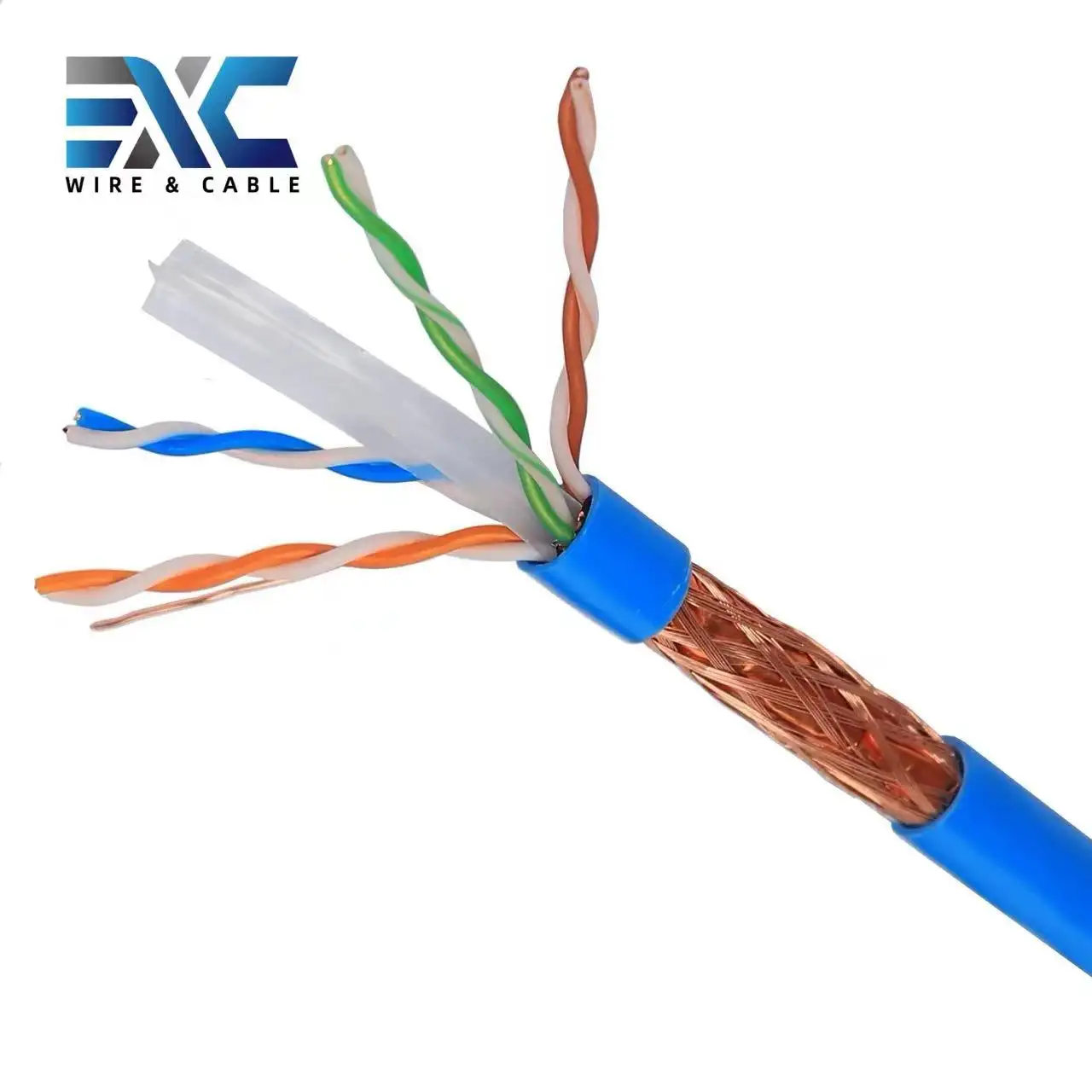 Mesin baru memproduksi kabel ethernet sftp kucing 7 kabel lan cat 7 kabel jaringan cat7 sftp cat7 cat 7 305m