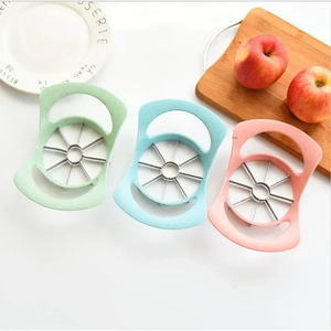 Outil multifonctionnel en paille de blé et PP pour couper les fruits, diviser les pommes, retirer le cœur des fruits, Zenidoo, cuisine à domicile - Product Image 4