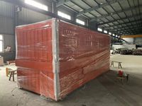 Kit de maison modulaire en panneaux sandwich préfabriqués en Chine - Étanche, écologique, installation facile, emballage plat portable