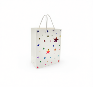 Sacchetti Regalo Serie Stella Dorata, Stampa a 6 Colori, Bomboniere per Feste di Compleanno - Product Image 1