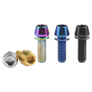 5/16" Metric High Strength Zinc Plated Aluminium Cycling Tapered Head Hex Socket Bike <b>Screws</b> Bolt Fastener for - Product Image 2