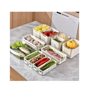 Пластиковый контейнер для хранения фруктов и овощей с ручками