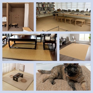 Tappeto in Sisal Naturale Personalizzato, Ignifugo, Antiscivolo, Ecologico, Realizzato <span class=keywords><strong>a</strong></span> Macchina, Stile Europeo <span class=keywords><strong>per</strong></span> Soggiorno, Hotel, Palestra - Product Image 4