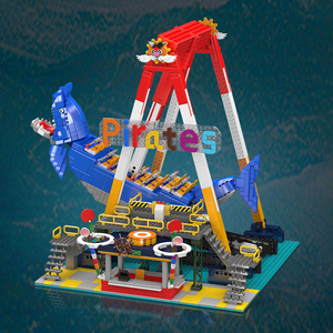 Mould King 11017 1922PCS Série Créative <span class=keywords><strong>Bateau</strong></span> <span class=keywords><strong>Pirate</strong></span> <span class=keywords><strong>Requin</strong></span> Dragon RC Modèle de Blocs de Construction Jouet Éducatif Technique Cadeau de Festival - Product Image 3
