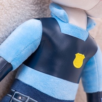 Peluche personnalisée de renard et de lapin de Zootopie avec rembourrage en coton PP, matériau en peluche longue, couverture réconfortante pour enfants