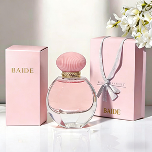 Botella de Perfume de Vidrio Personalizada de Lujo, 30ml 50ml 100ml, Botellas de Perfume de Vidrio Vacías con Forma Irregular y Caja de Empaque - Product Image 1