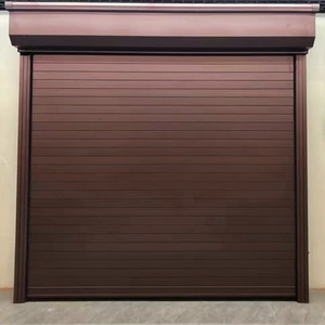 Haute vitesse à distance <span class=keywords><strong>électrique</strong></span> en aluminium moderne coupe-vent extérieur <span class=keywords><strong>Garage</strong></span> enrouler portes volets roulants - Product Image 2