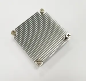 Dissipador de calor do alumínio 60x60x10mm, dissipador passivo do processador central