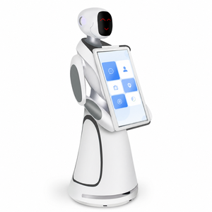 Robot d'accueil commercial IA avec écran tactile 21,5 pouces et navigation autonome LiDAR pour hôtels, commerce de détail, secteur de la santé, banques - Product Image 1