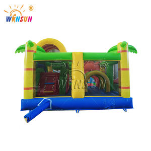 WINSUN Commercial CE Certified Inflatable Lion Obstacle Course & Castle Combo-Lead-Free & <b>Fireproof</b> Customizable Size - Product Image 5
