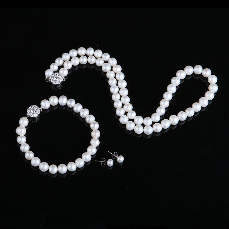 Three-Piece Necklace without Box (45cm)