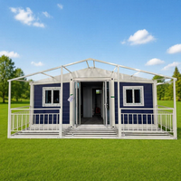 Casas Portátiles de Alta Calidad, 2 Dormitorios, Multifuncionales, Expandibles, Plegables, Tipo Contenedor, para Uso Escolar y en Supermercados