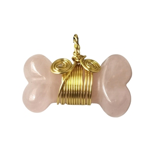 ขายส่ง 20*35 มม.คริสตัลรูปอัญมณีแกะสลักหัตถกรรมลวดห่อจี้สําหรับเครื่องประดับ DIY ทํา - Product Image 6