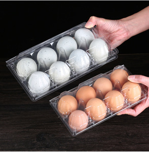 <span class=keywords><strong>Supermercado</strong></span> <span class=keywords><strong>Precio</strong></span> barato 4 8 10 12 Rejilla Bandeja de <span class=keywords><strong>huevos</strong></span> de plástico PET Blister Box Farm Chicken Egg Packaging - Product Image 2