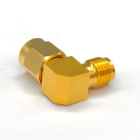 Adaptateur coaxial RF haute fréquence SMA-JWK, connecteur à angle droit en cuivre pour ondes millimétriques 50 Ohm, 10 MHz-18 GHz, VSWR 1.25:1