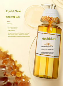 Heshidan Gel <span class=keywords><strong>Doccia</strong></span> <span class=keywords><strong>Naturale</strong></span> al Miele e Arancia, Nutriente, Rinfrescante, Detergente Profondo, Idratante per Tutti i Tipi di Pelle - Product Image 5