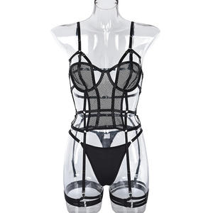 Women High Quality Sexy Lingerie Bodysuit Hot Lady Nighty Transparent With Chocker Ring Exotic Sexy Dancewear Lingerie - Product Image 3