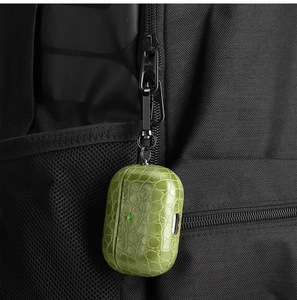 Nuevas Tendencias OEM Funda Protectora Rígida de Cuero PU con Diseño de Cocodrilo y Llavero para <span class=keywords><strong>Airpods</strong></span> Pro 3ra Generación 2026/2025 - Product Image 6