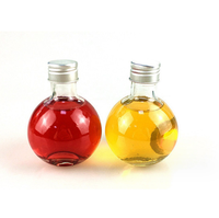 Bouteille en verre de qualité supérieure en borosilicate, forme de lampe de décoration de Noël, 180/200/400 ml, logo personnalisé, café froid infusé à froid, vin, jus