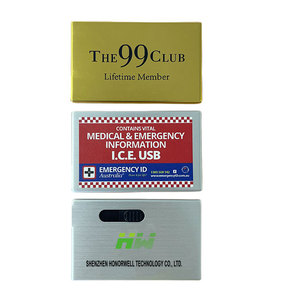 Clé USB Carte de Crédit Métallique 32 Go 16 Go 8 Go 2.0 2 Go 4 Go – Clé USB Publicitaire Personnalisable avec Logo - Product Image 5