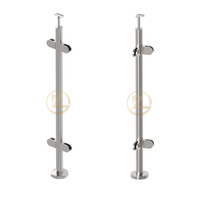 YL METAL Offres Spéciales : Poteau de Garde-Corps en Acier Inoxydable 316 pour Balcon et Escalier en Verre