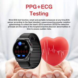 Montre intelligente haut de gamme 2024, appareils portables, cadran rond, étanche, moniteur de fréquence cardiaque, montre intelligente de fitness - Product Image 5