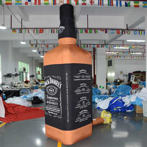 Model Botol Whiskey Raksasa Tiup untuk Promosi Merek Anggur dan Dekorasi Acara Bar - Product Image 3
