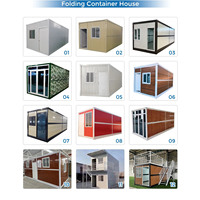 Casa Plegable Portátil de 20 pies, Fabricada en China, Casas Prefabricadas Pequeñas, Listas para Usar, Contenedor Plegable, Oficina