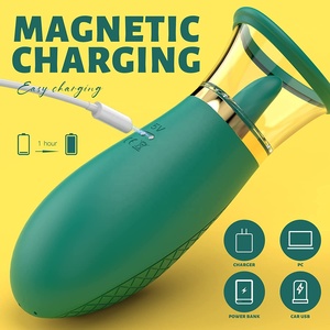 Sucettes pour mamelons rechargeables tendance sur TikTok, léchage de la langue, succion clitoridienne, vibromasseur, stimulation du point G, jouets sexuels pour femmes - Product Image 4