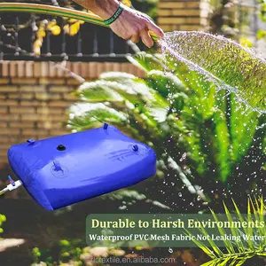 Portable Large Capacity Water Storage Bladder Containers Foldable Water Bladder Tank Camping Garden Outdoor RV Emergency Water