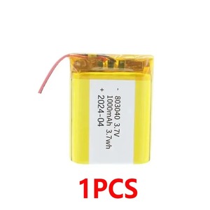 803040 3.7V 1000mAh แบตเตอรี่ลิเธียมโพลิเมอร์สำหรับ MP3/<span class=keywords><strong>4</strong></span>/5 DVD GPS <span class=keywords><strong>VR</strong></span> DVR เครื่องเล่นเครื่องนำทางลำโพงไฟฟ้าแบตเตอรี่ Li-Ion - Product Image 1
