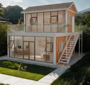 Luxury 20 Foot Mobile Container Home 2 Bedroom Modular Prefab House Steel Supermarket Apartment Tiny Living Home Office Gym <strong>Hall</strong> - Product Image 5