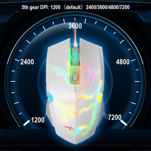 Ratón <span class=keywords><strong>COUSO</strong></span> de alta calidad para jugadores, DPI RGB 7200, escritorio, óptico, 6D, juegos de ratón, ordenador, oficina, ratón para juegos de alta sensibilidad - Product Image 4