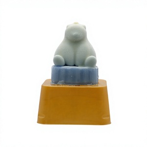 <b>Cute</b> Design <b>Bear</b> Shaped 3D Ice Cream Fruit Milk Flavor Adjustable Sweetness Popsicle According to the Local Market - Product Image 1