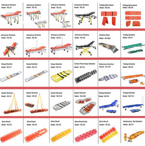 Разборная каталка-корзина из нержавеющей стали, разбирается для экономии 50% места, включает матрас для безопасной транспортировки пациентов - Product Image 6