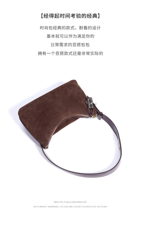 Genuine Cowhide Dumpling Bag – Soft Leather Shoulder & Handheld Tote for Women