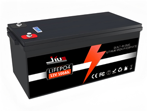 LiFePO4 バッテリー <span class=keywords><strong>12V</strong></span> 12.8V 100Ah 内蔵 BMS ディープサイクルバッテリー トローリングモーター ヨット マリン RV 家庭用エネルギー貯蔵用 - Product Image 1