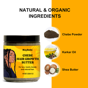 Ensemble de Produits Capillaires Naturels à Base de Chébé Anti-Chute Shampooing Beurre Capillaire Huile de Croissance et <span class=keywords><strong>Poudre</strong></span> de Chébé - Product Image 5